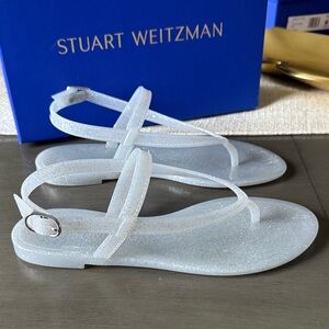 STUART WEITZMAN SUMMER JELLY SANDALS Sz 7